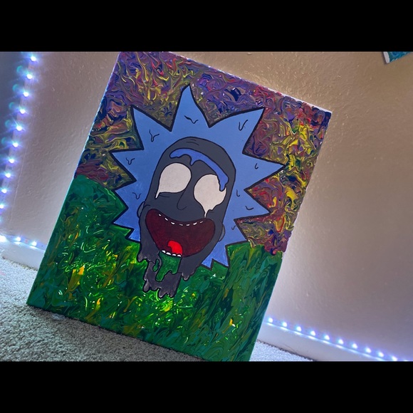 Rick trippy handmade painting - Picture 4 of 6